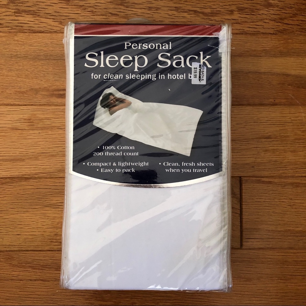 Personal sleep sack hotel travel sheet